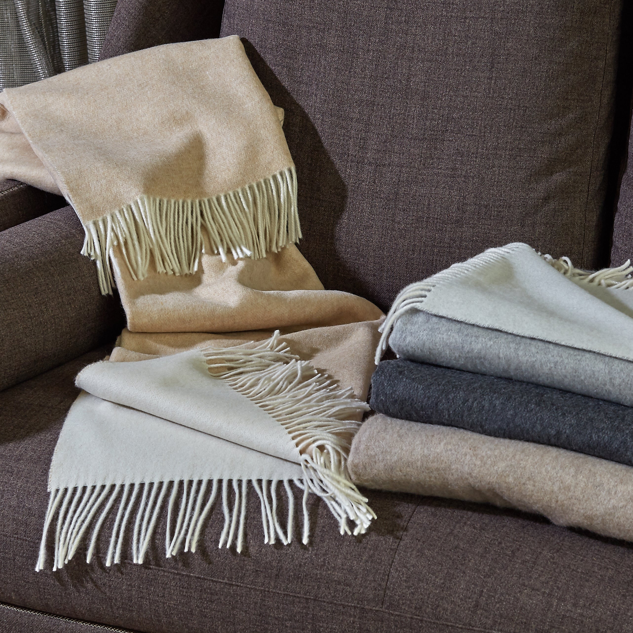 Dolomiti Throw Lead Grey