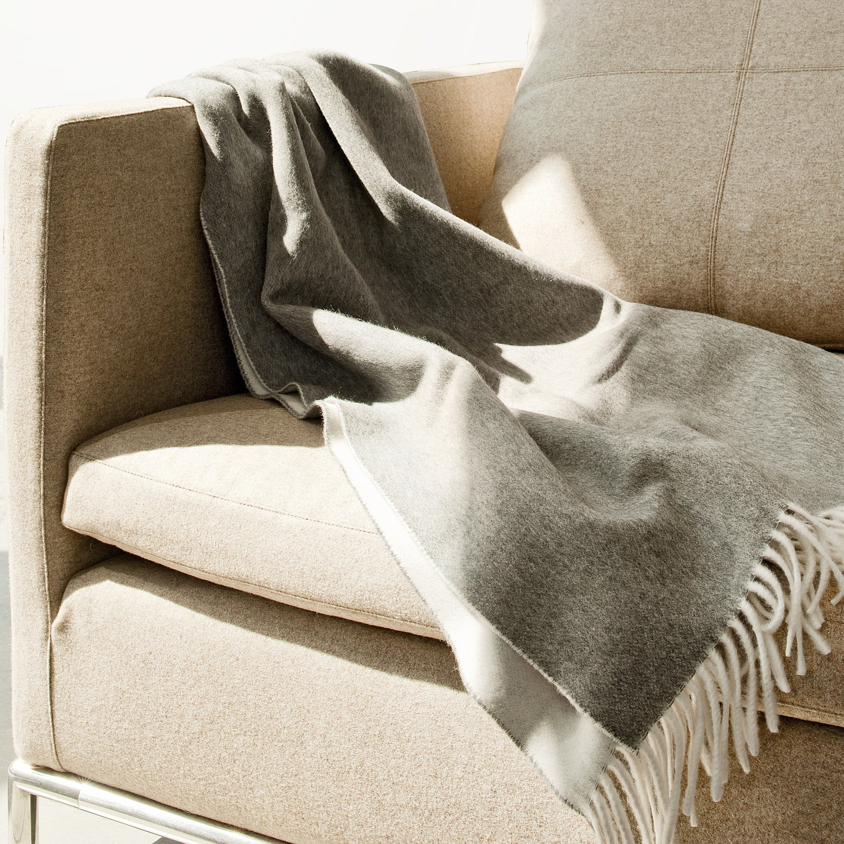 Dolomiti Throw Flax
