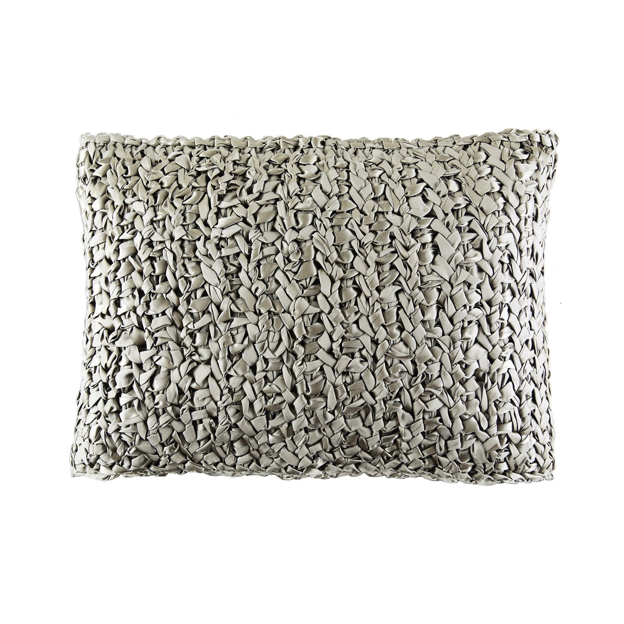 Ribbon Knit Decorative Cushion