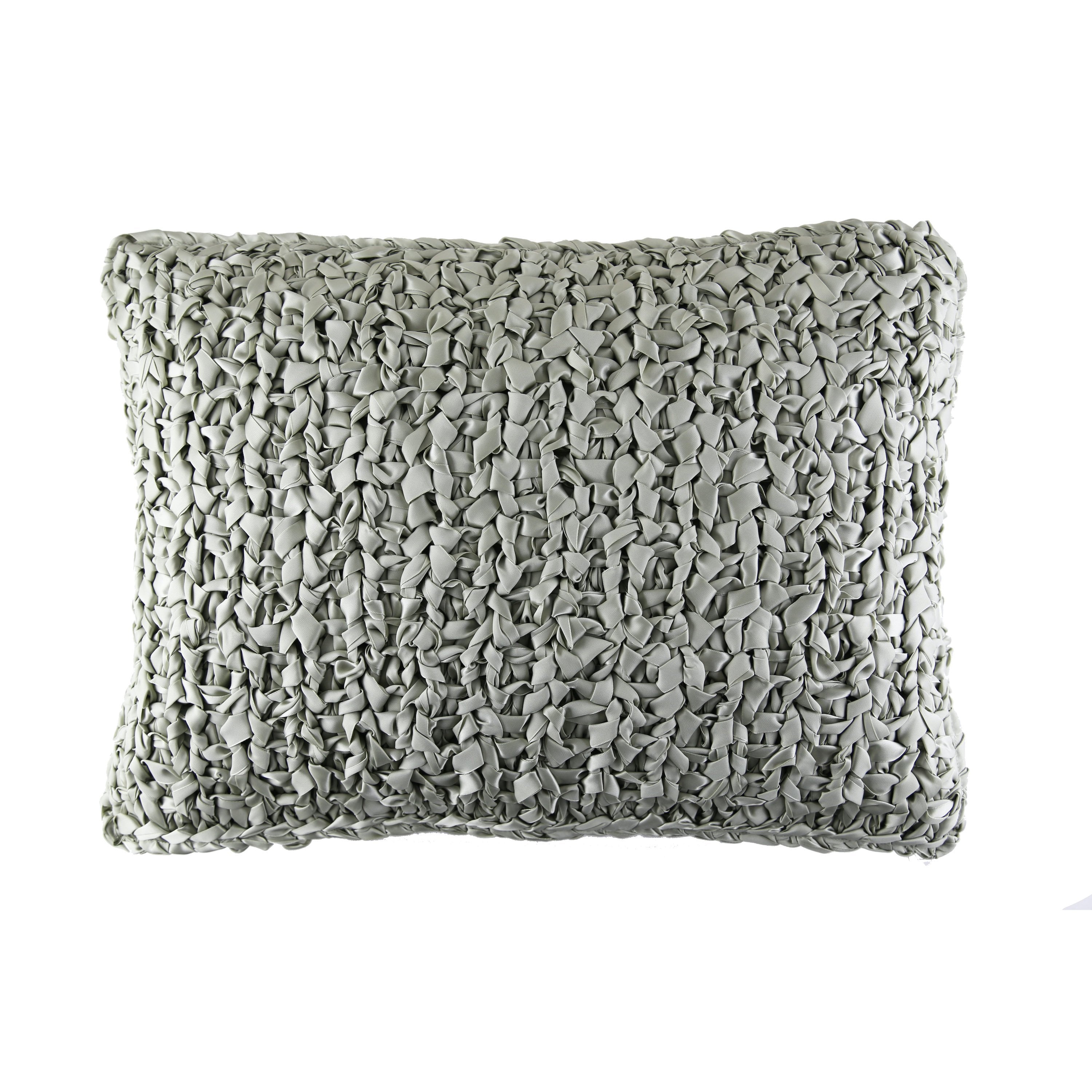 Ribbon Knit Decorative Cushion