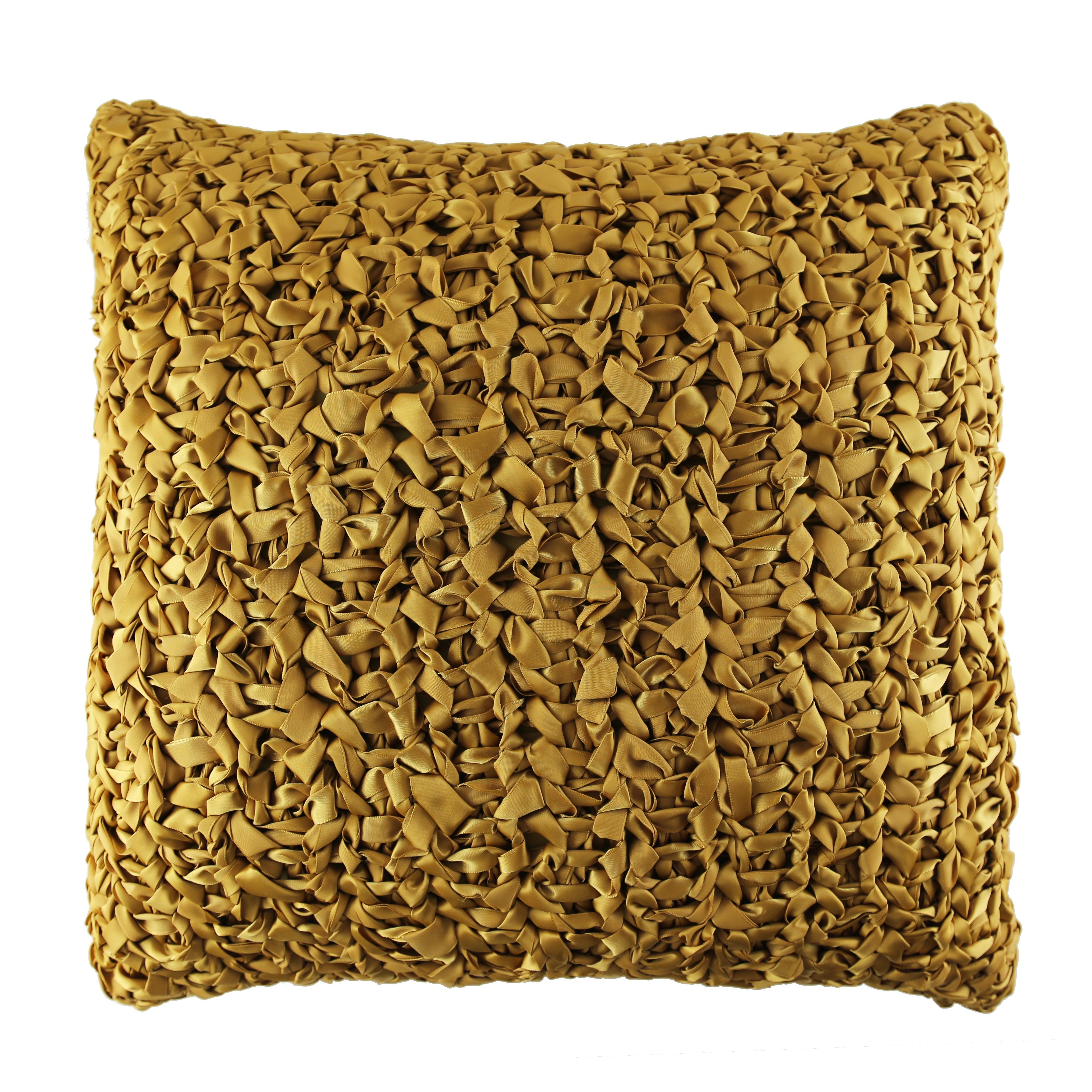 Ribbon Knit Decorative Cushion