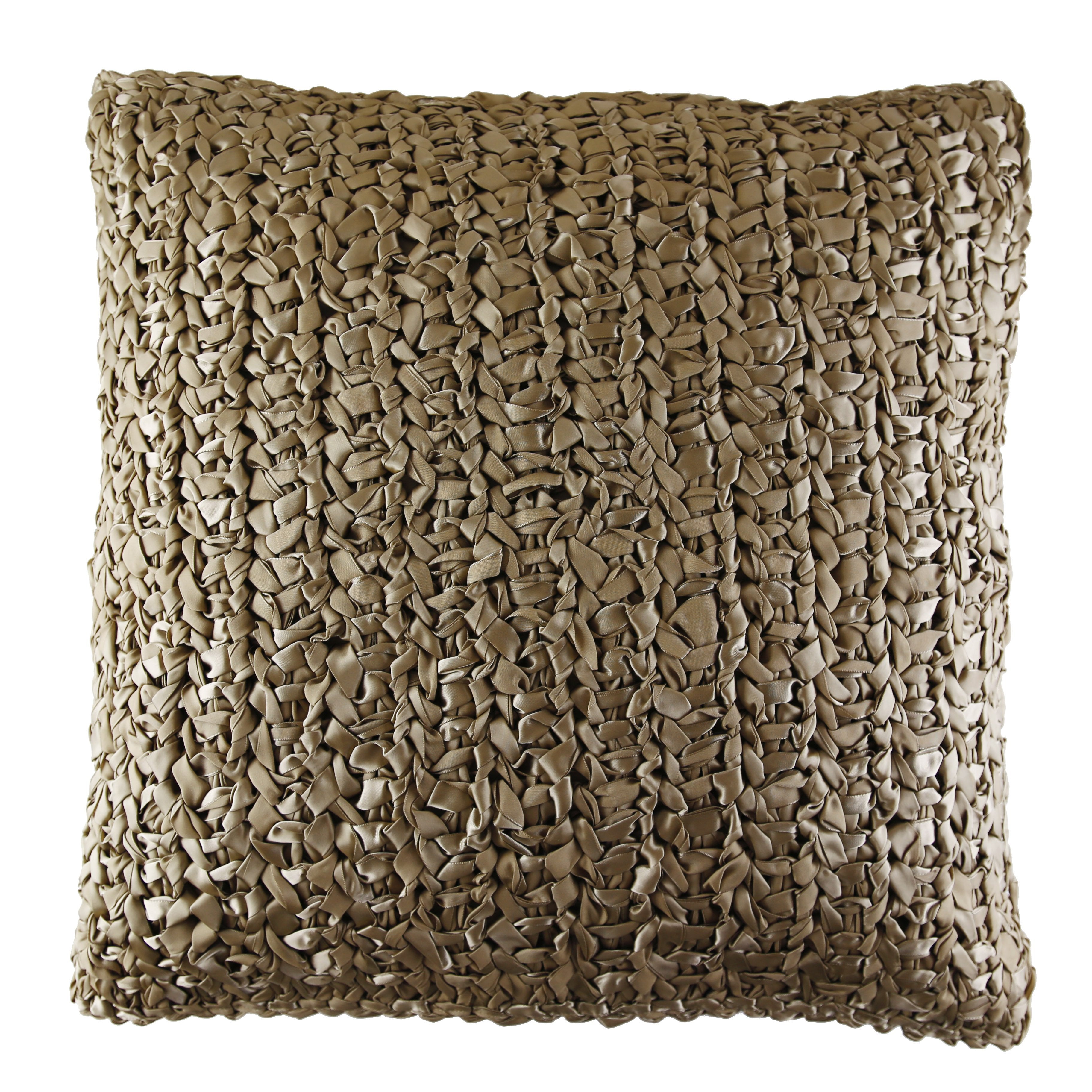 Ribbon Knit Decorative Cushion