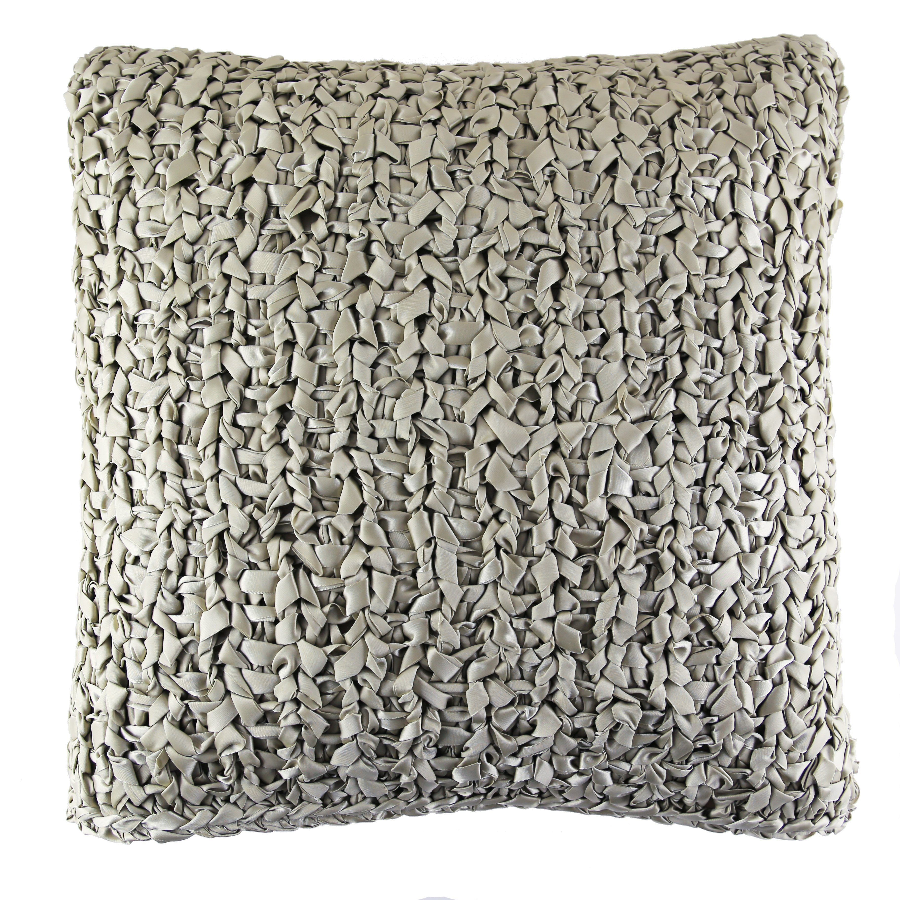 Ribbon Knit Decorative Cushion