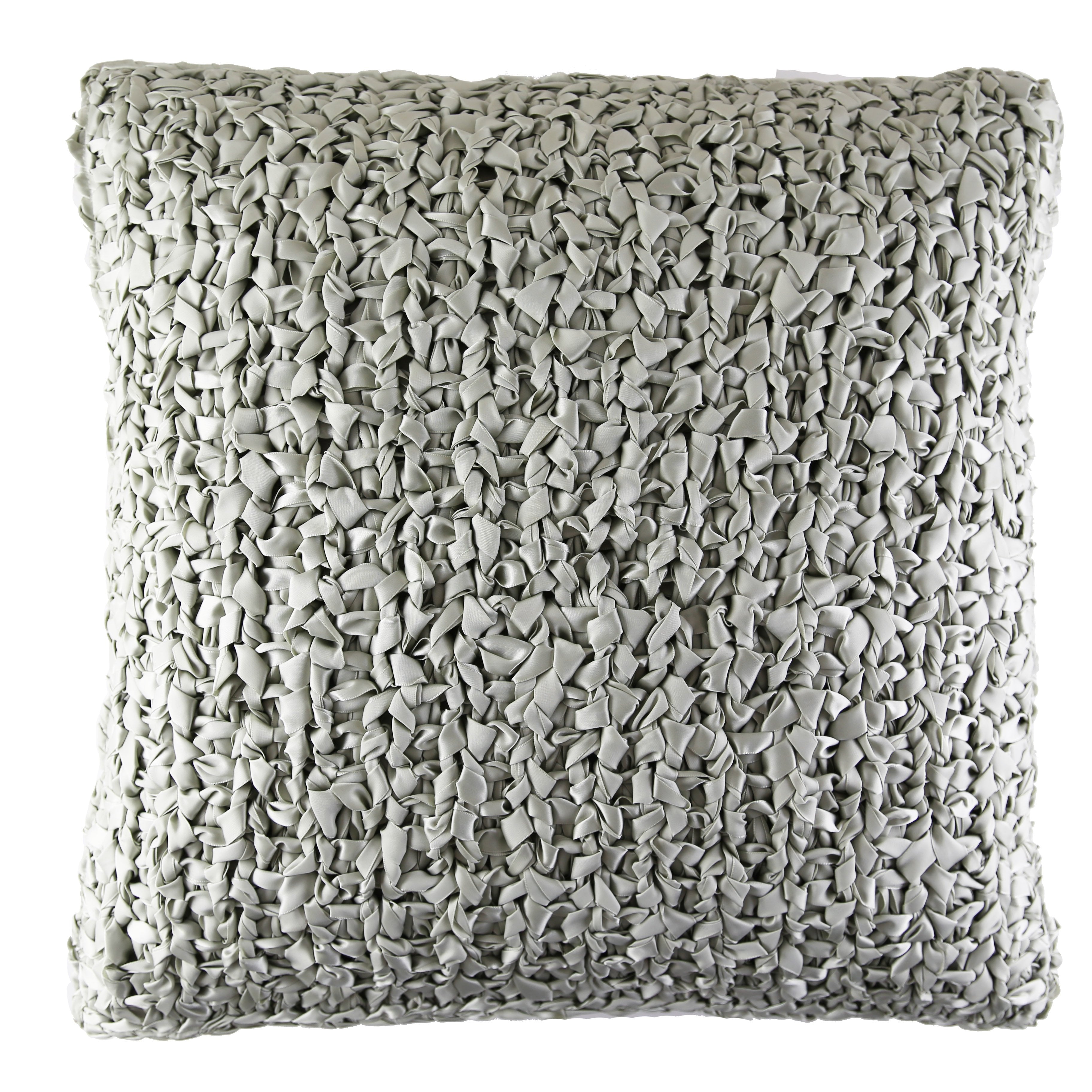 Ribbon Knit Decorative Cushion