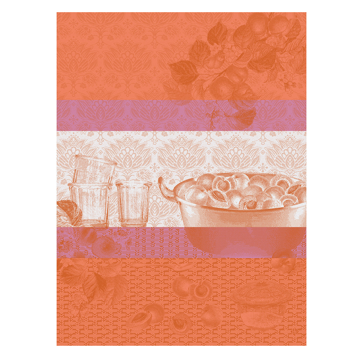 Confitures Abricots Tea Towel