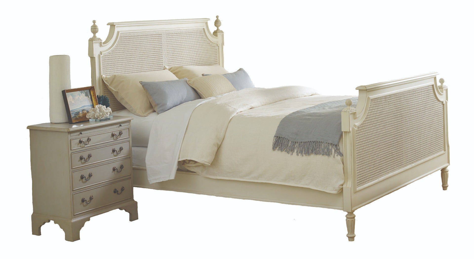 Odette Double Cane Bed