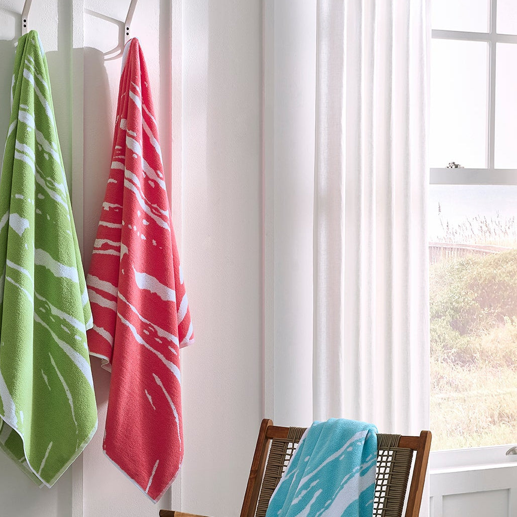 Serviette de Plage Sampieri Corail