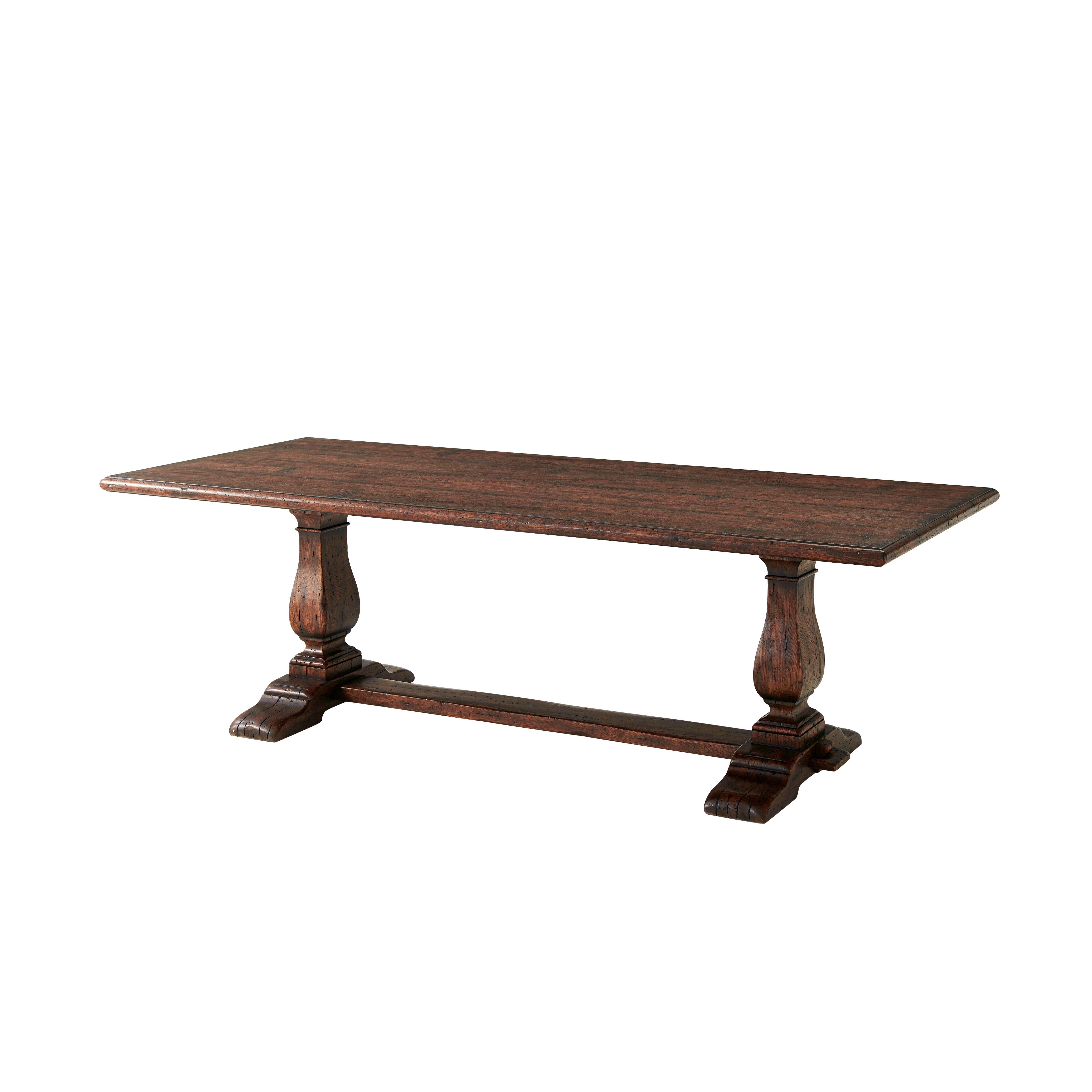 Victory Oak Refectory Dining Table by Althorp