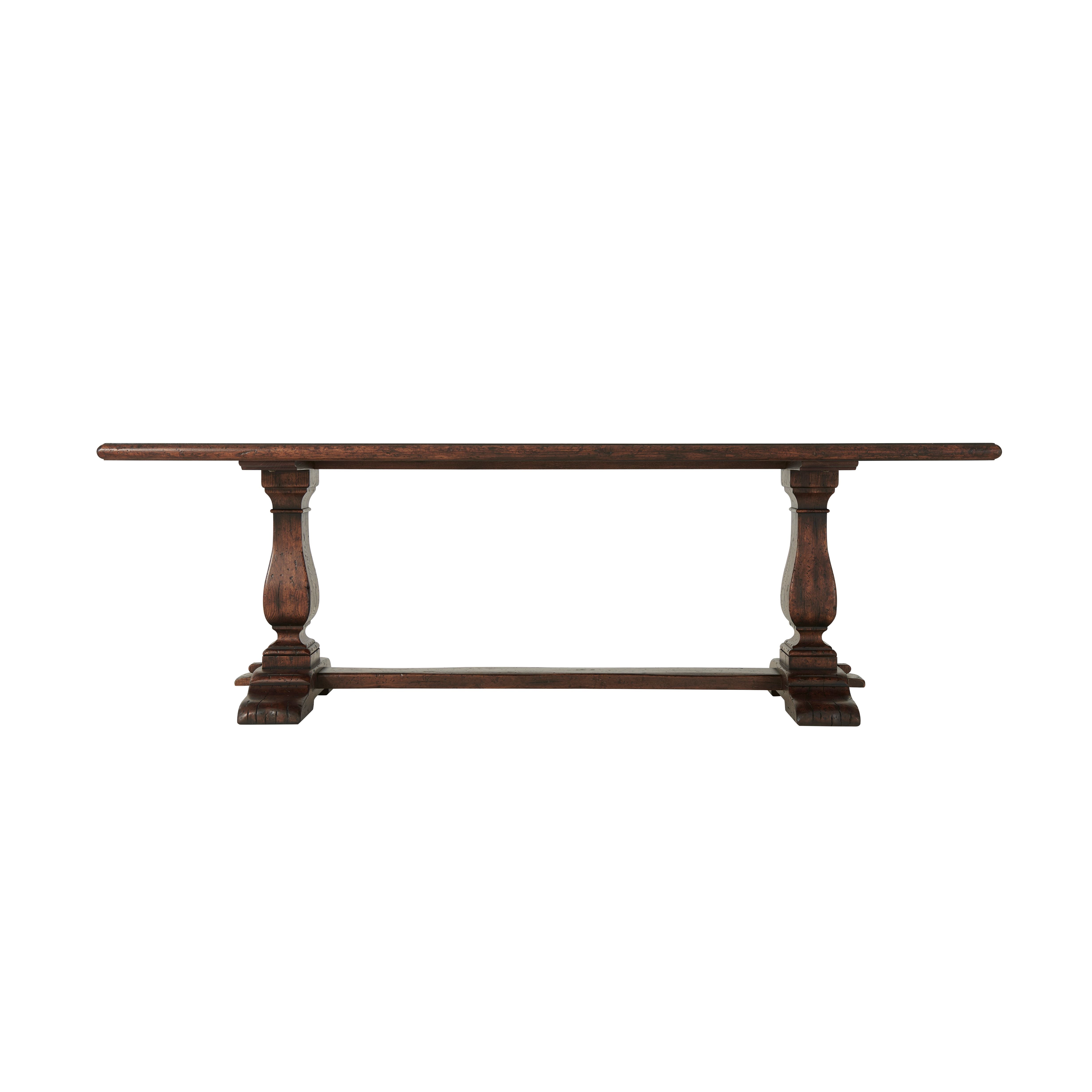 Victory Oak Refectory Dining Table by Althorp