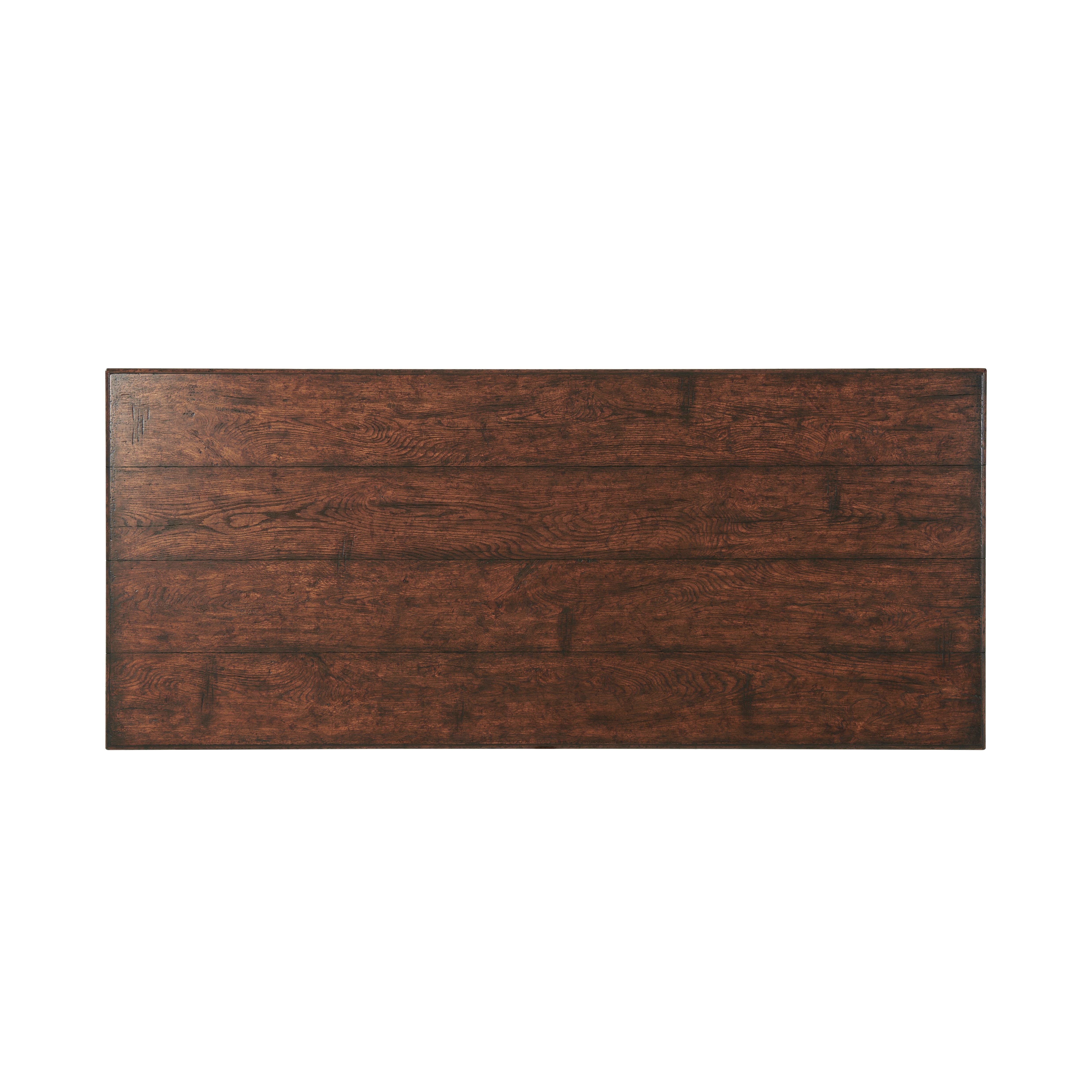 Victory Oak Refectory Dining Table by Althorp