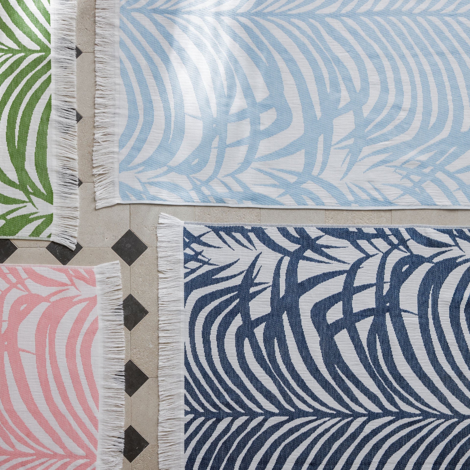 Serviette de Plage Zebra Bleu