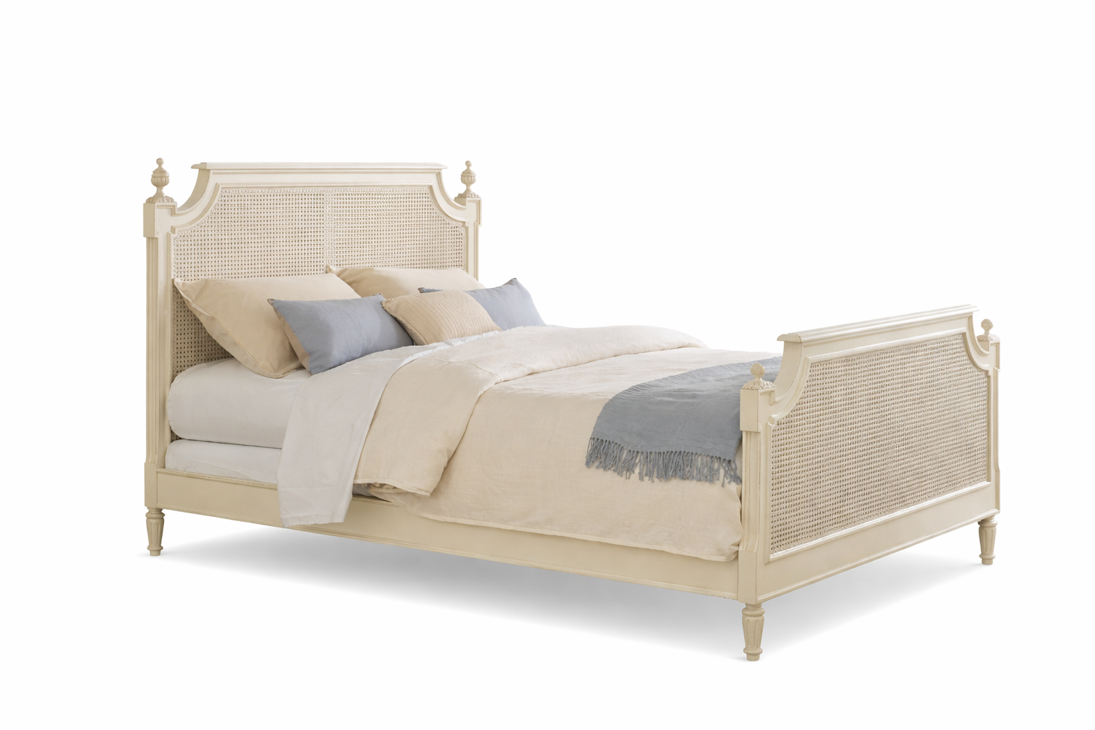Odette Double Cane Bed