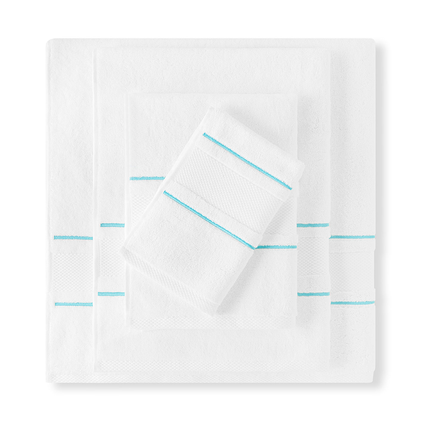 White/Aqua-Blanc/Aqua