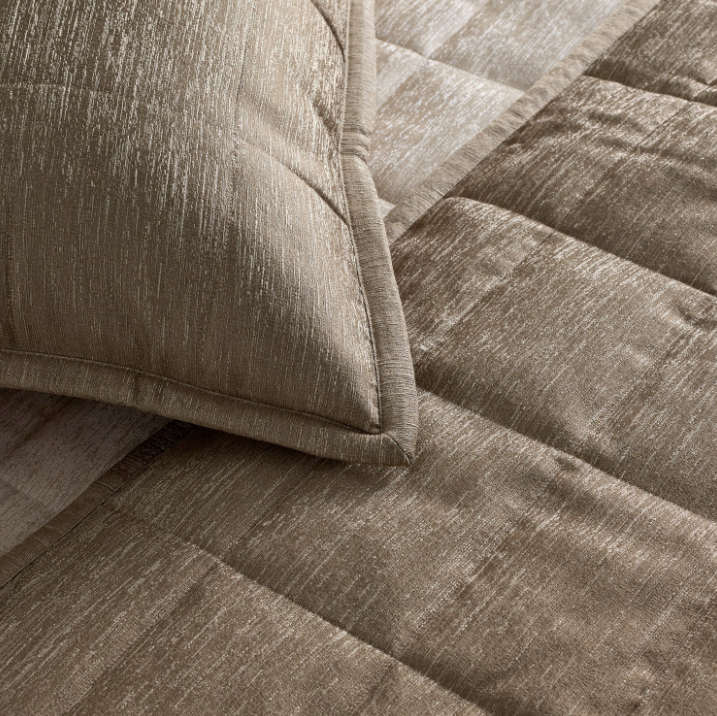 Stria Quilted King Coverlet