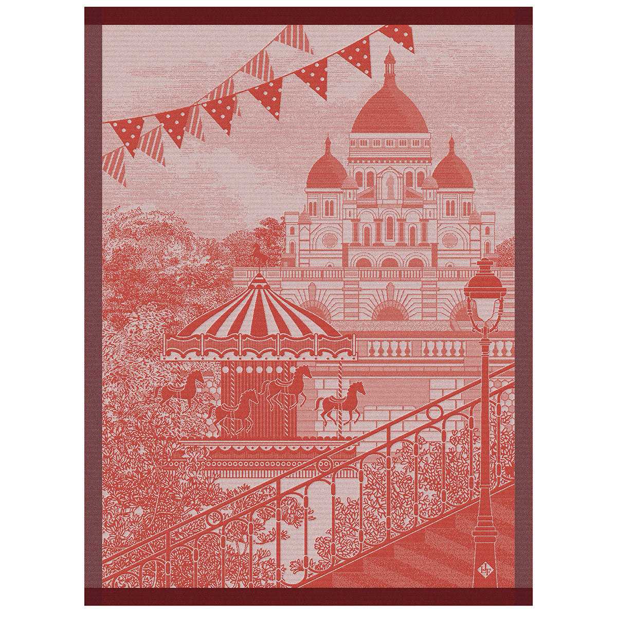 Promenade Parisienne Tea Towel